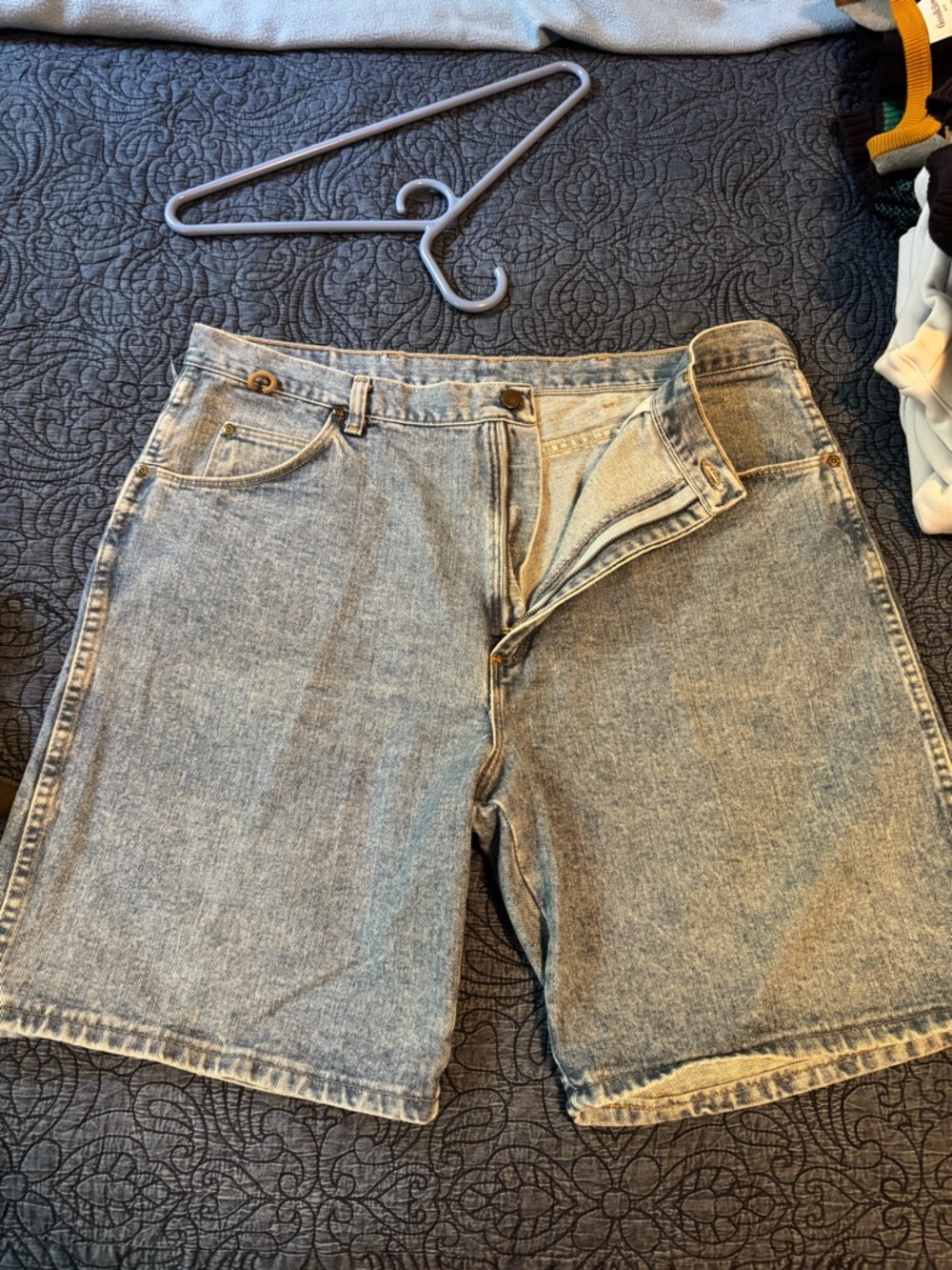 Wrangler Light Blue Men's Denim Shorts
